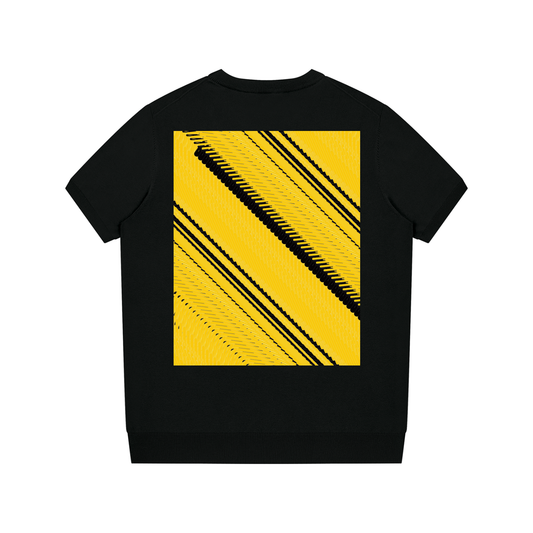 Gold DupI, Unisex Crewneck Knit T-Shirt