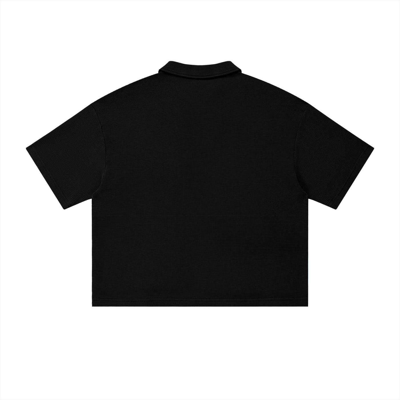 Surf Unisex Vintage Wash Waffle Boxy Polo Shirt