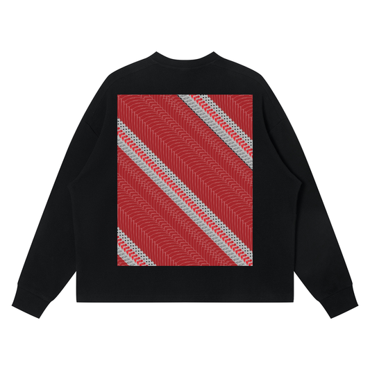 Feelin DupI, Unisex Waffle Boxy Long Sleeve T-Shirt