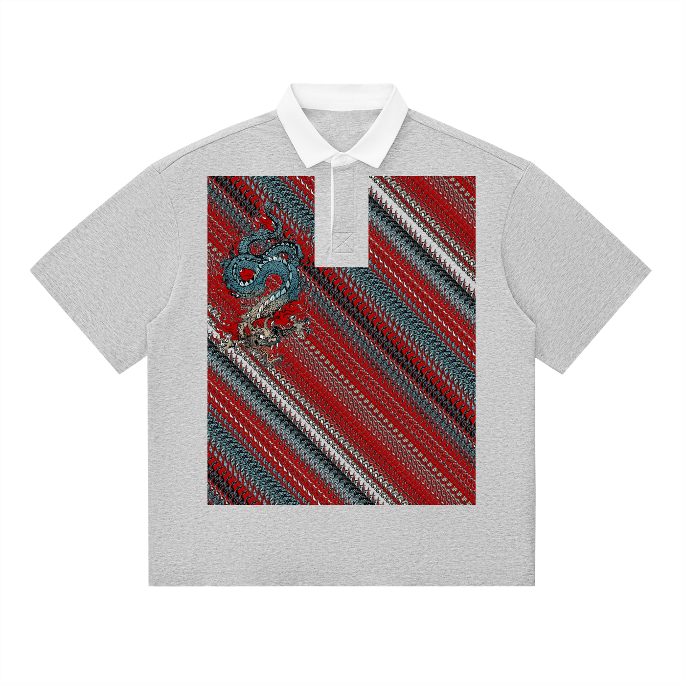 Dup1Dragon 1-3, Essential Contrast Polo Shirt