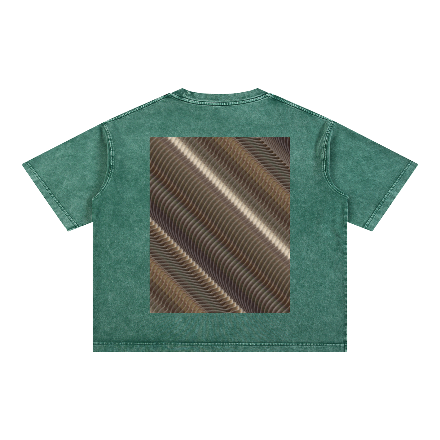 FtCat DupI, Mineral Wash Boxy Cotton T-Shirt