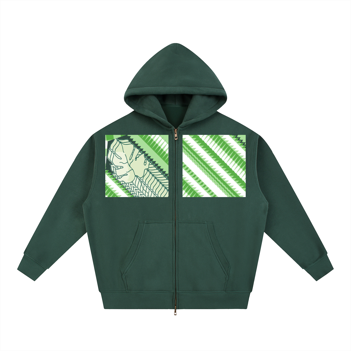 Leaf Fall DupI, Essential Oversized Fleece Boxy Hoodie