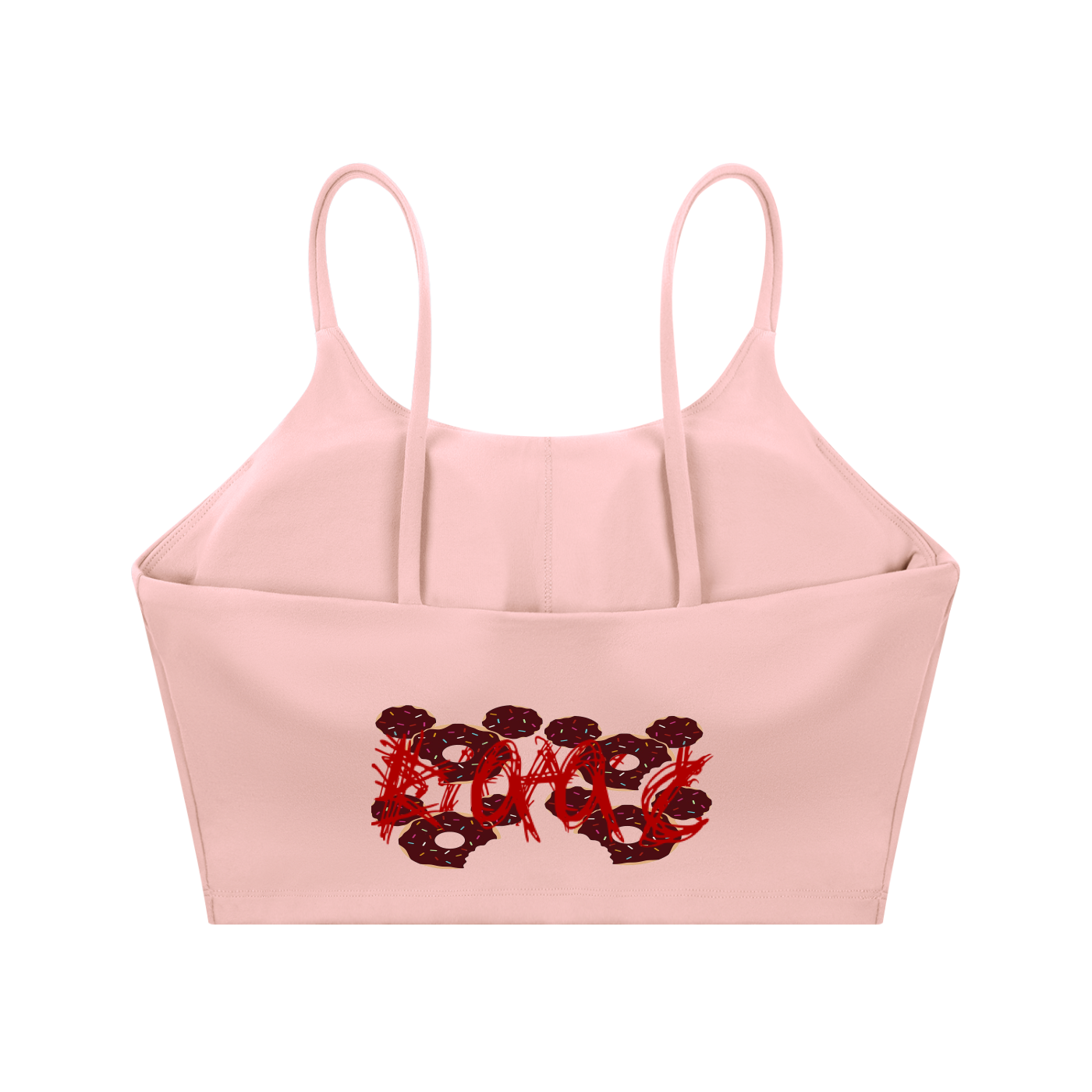 SmMcDonut Spaghetti Strap  Bra