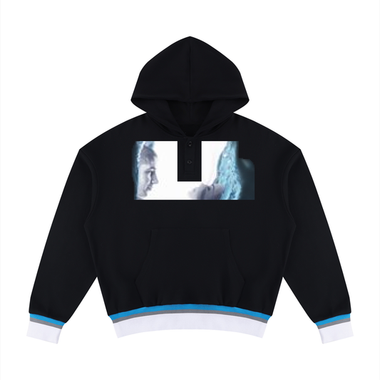 The Sorceress, Unisex Oversized Color Block Boxy Hoodie