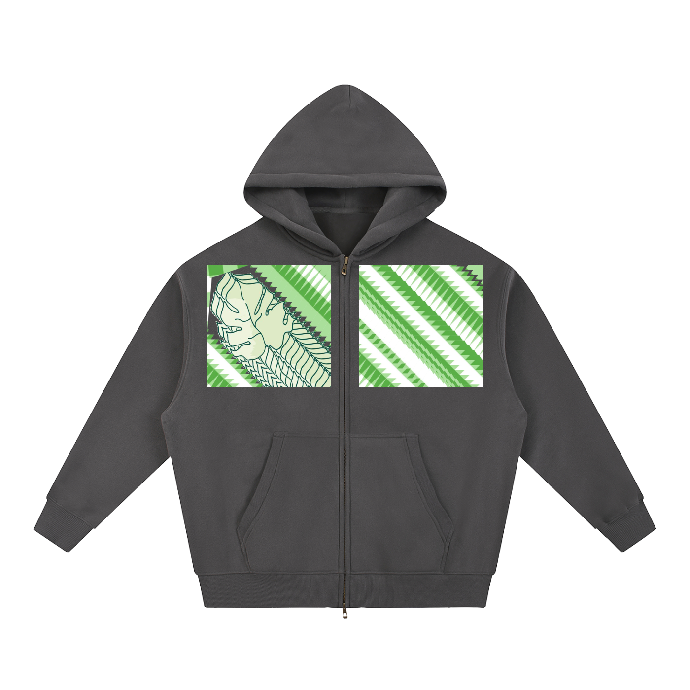 Leaf Fall DupI, Essential Oversized Fleece Boxy Hoodie