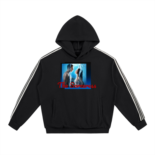 The Sorceress Sport, Side Stripe Drop-Shoulder Hoodie