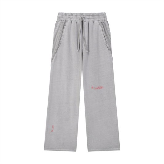 Snow Tape Raw Edge Sweatpants