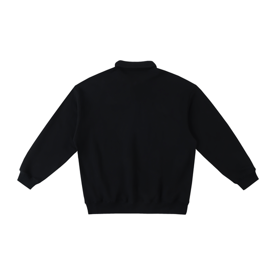 jscoin, Heavyweight Polo-Collar Sweatshirt