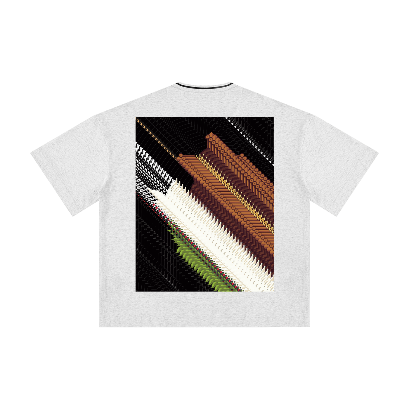 Js Dackpalace DupI, Unisex Boxy Ribbed T-Shirt