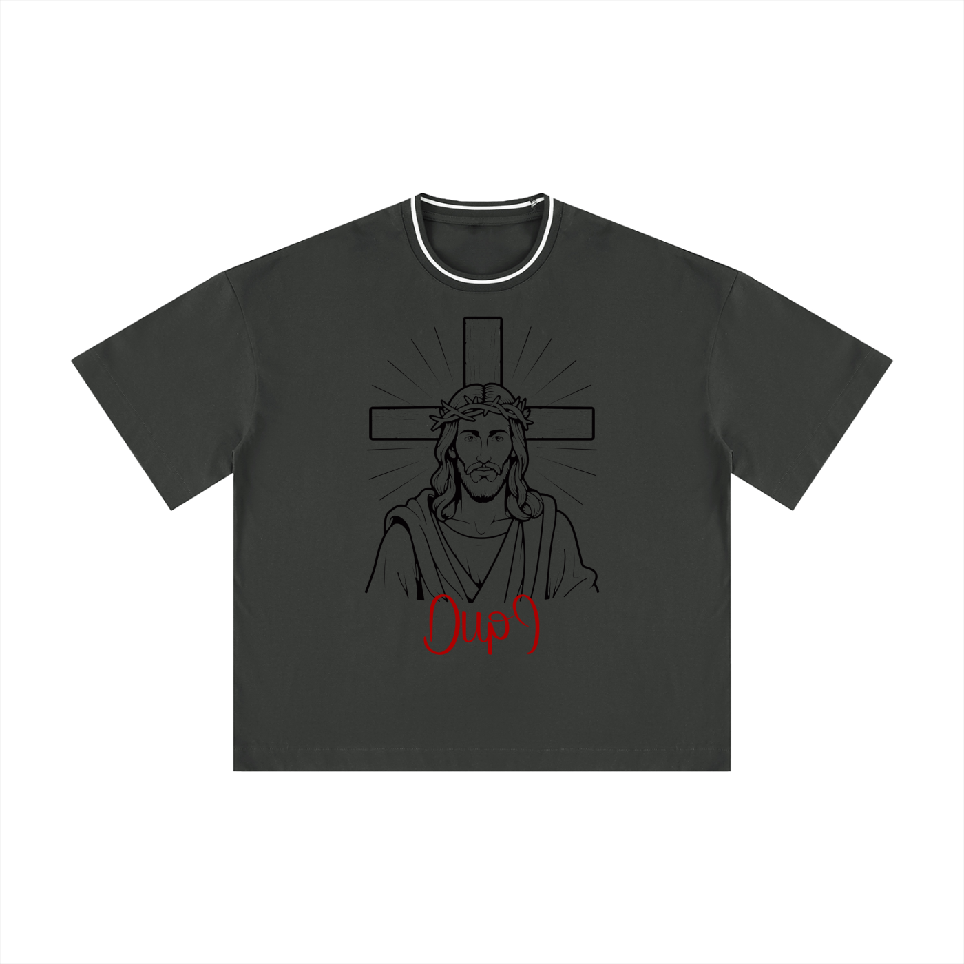 Js Dackpalace DupI, Unisex Boxy Ribbed T-Shirt