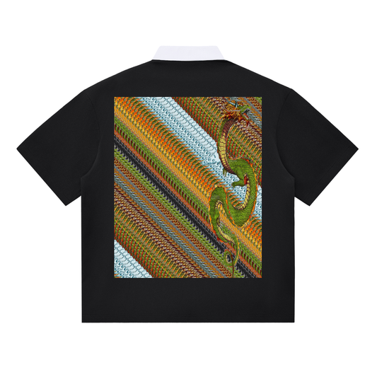 Dup1Dragon 2-2, Essential Contrast Polo Shirt
