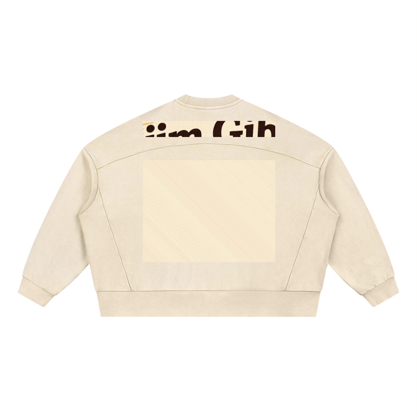 Jim Gib DupI, Unisex Mineral Wash Boxy Sweatshirt