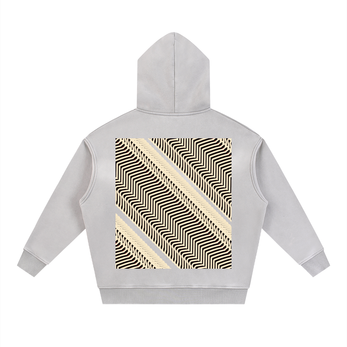 DaackPalace BloodFire DupI, Sunfade Two-way Zipper Boxy Fleece Hoodie