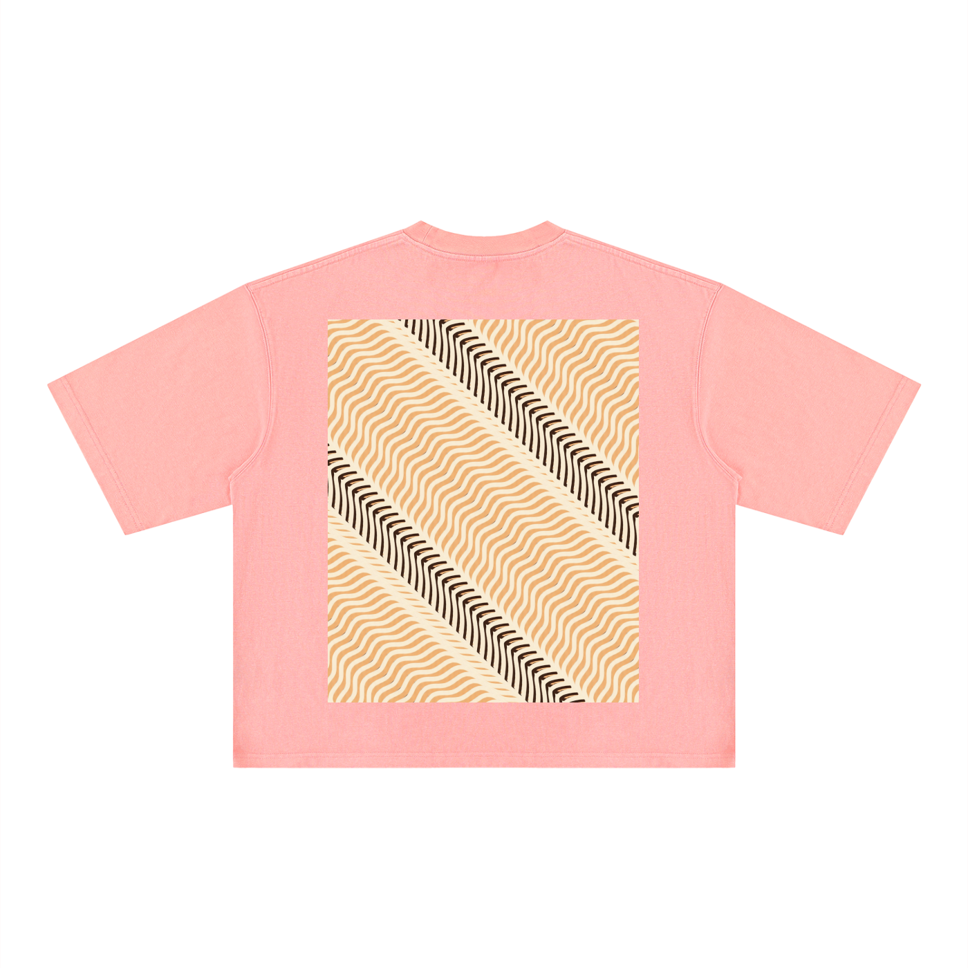 Sugar Pink Wt Magnolia Cr Plant, Unisex Heavyweight Mineral Wash Boxy T-Shirt