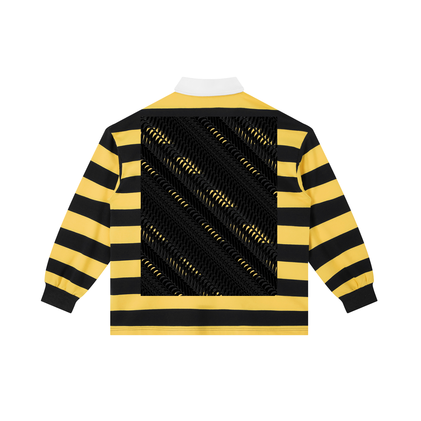 KisMe DupI,Color Block Stripe Polo Shirt
