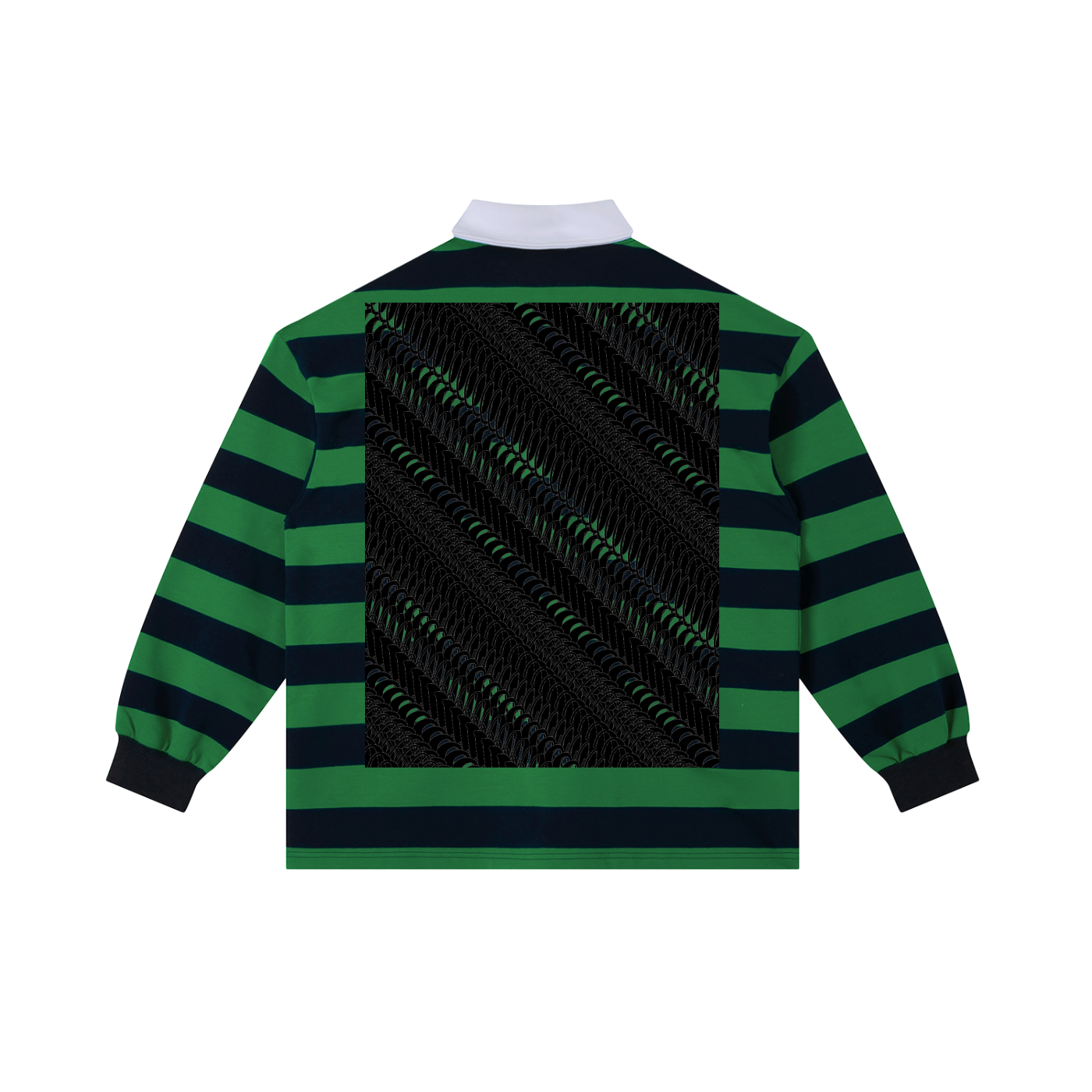 KisMe DupI,Color Block Stripe Polo Shirt