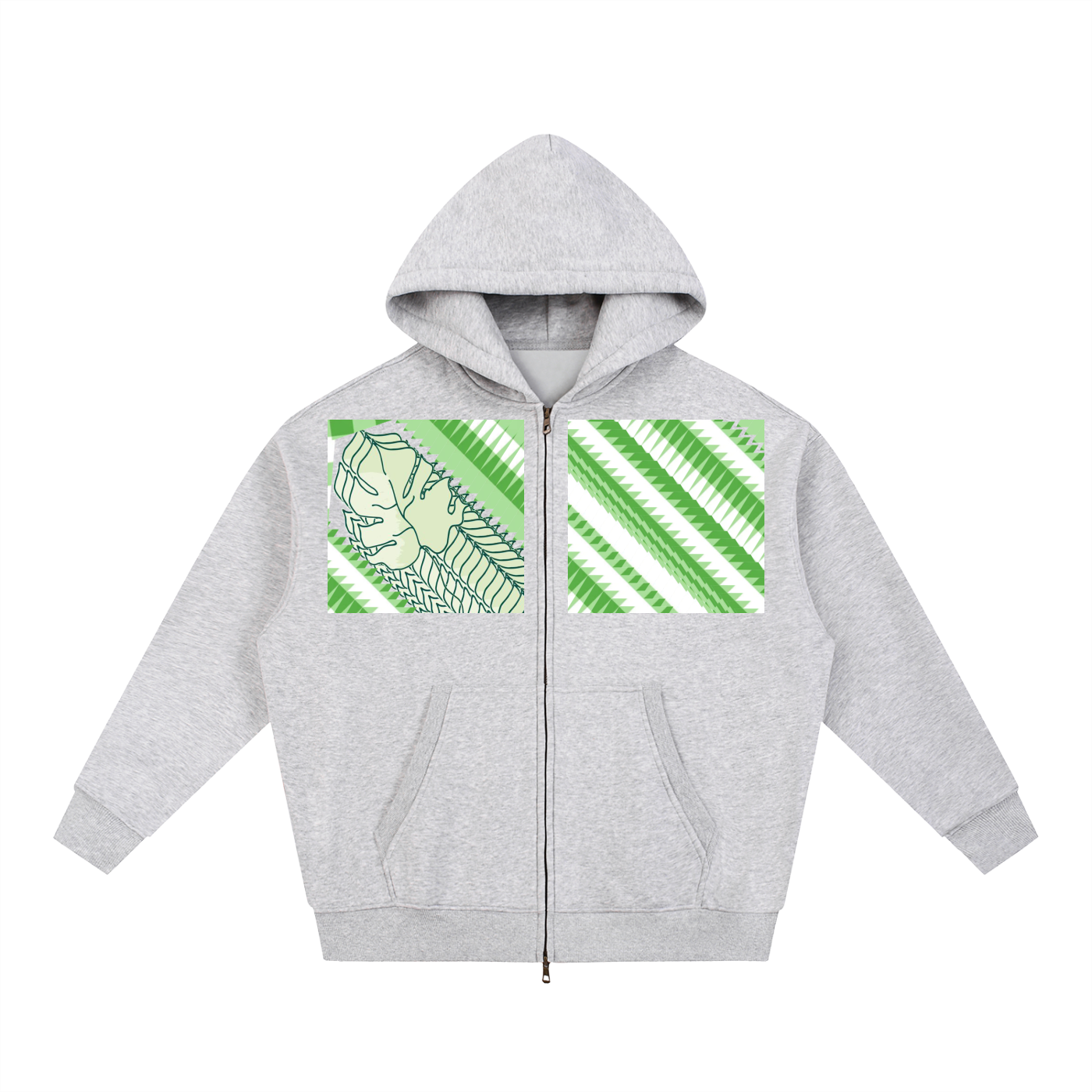 Leaf Fall DupI, Essential Oversized Fleece Boxy Hoodie