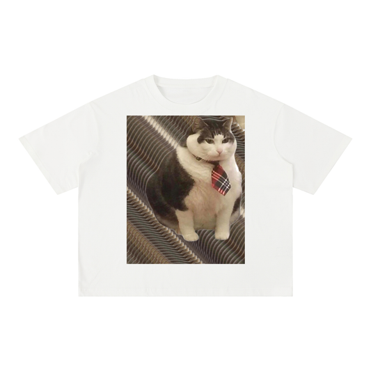FtCat DupI, Mineral Wash Boxy Cotton T-Shirt