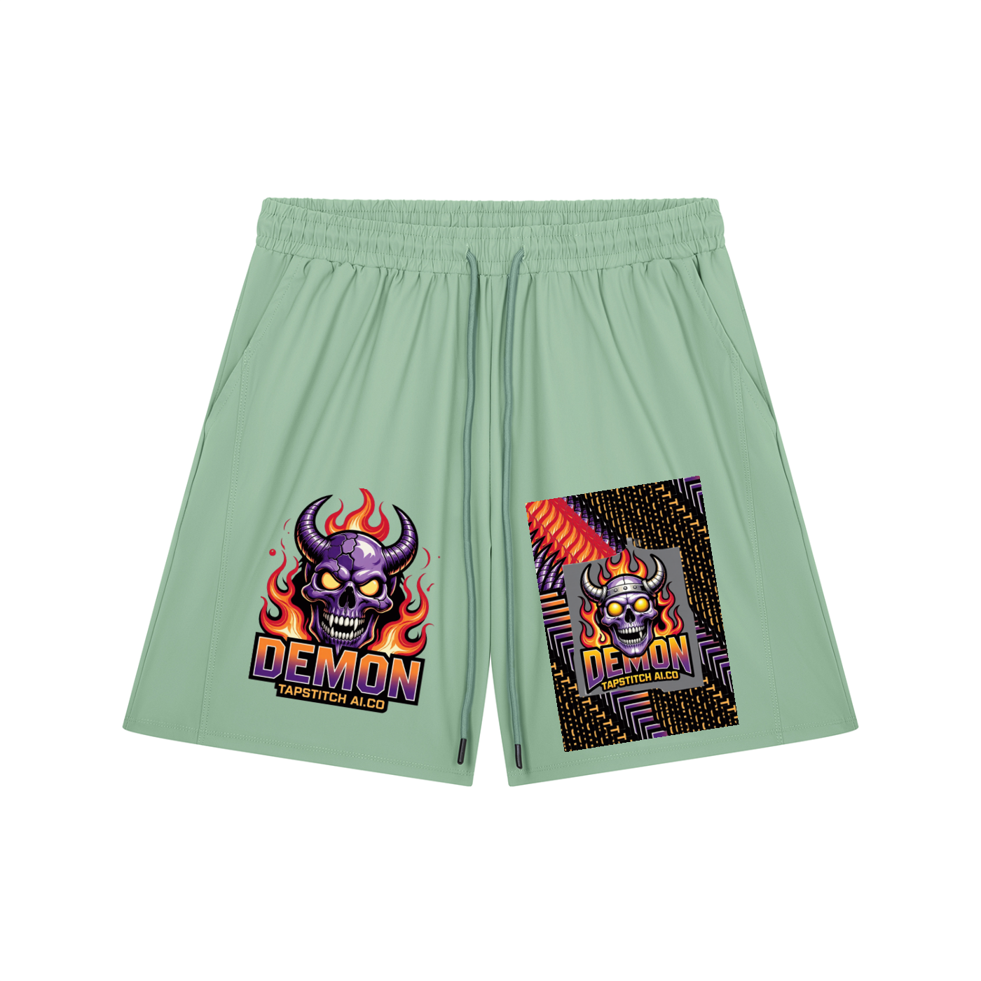 Demon  DupI, Men’s Drawstring Shorts