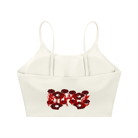 SmMcDonut Spaghetti Strap  Bra