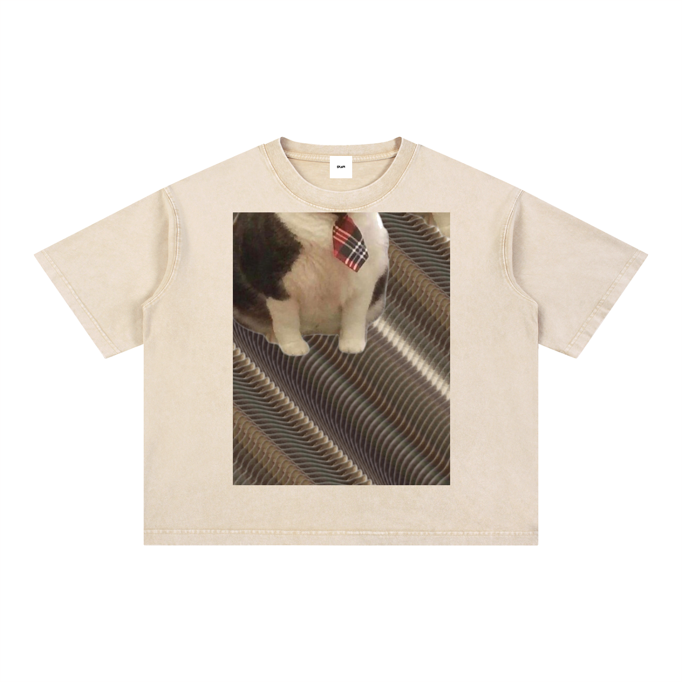 FtcTie Mineral Wash Boxy Cotton T-Shirt