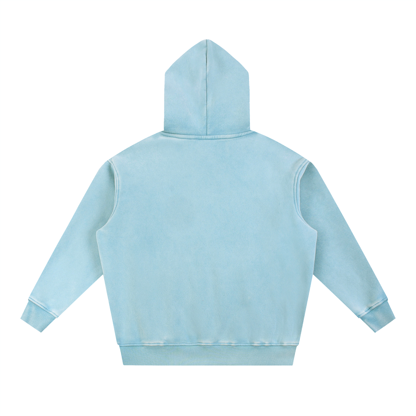 LVETNG, Snow Wash Fleece Oversize Hoodie