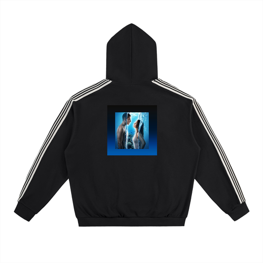 The Sorceress Sport, Side Stripe Drop-Shoulder Hoodie
