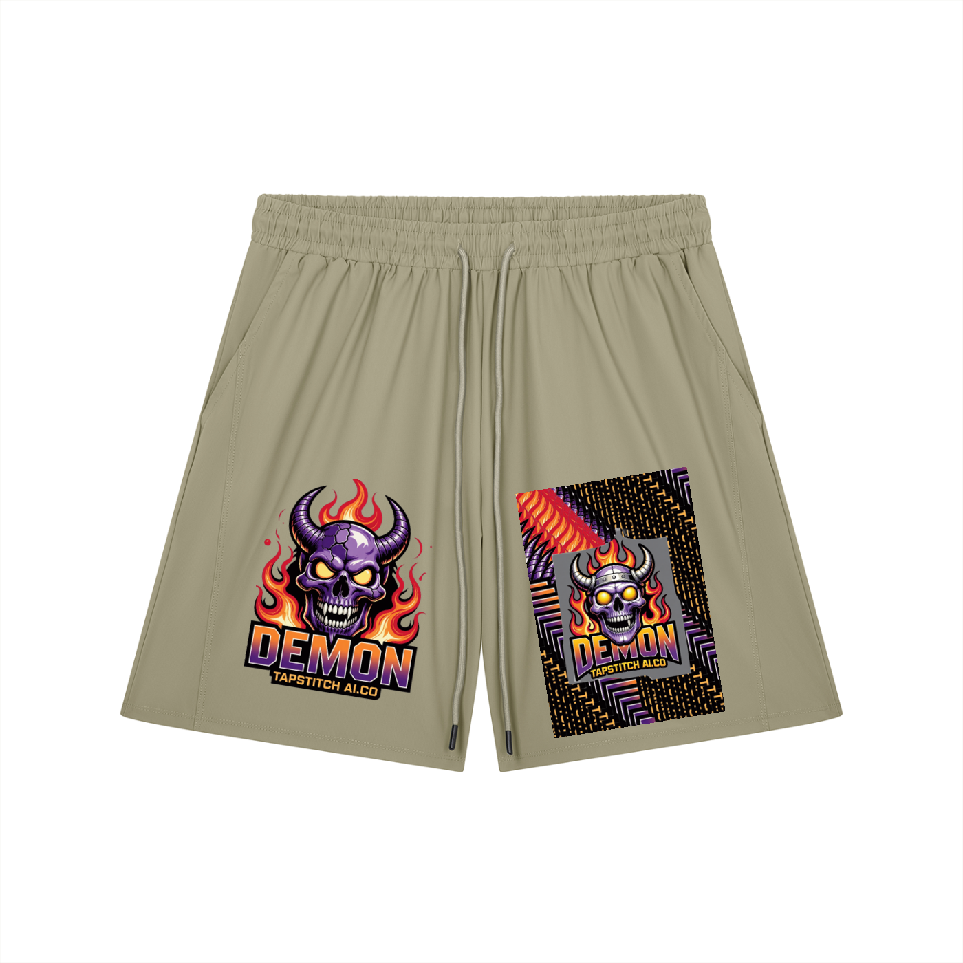 Demon  DupI, Men’s Drawstring Shorts