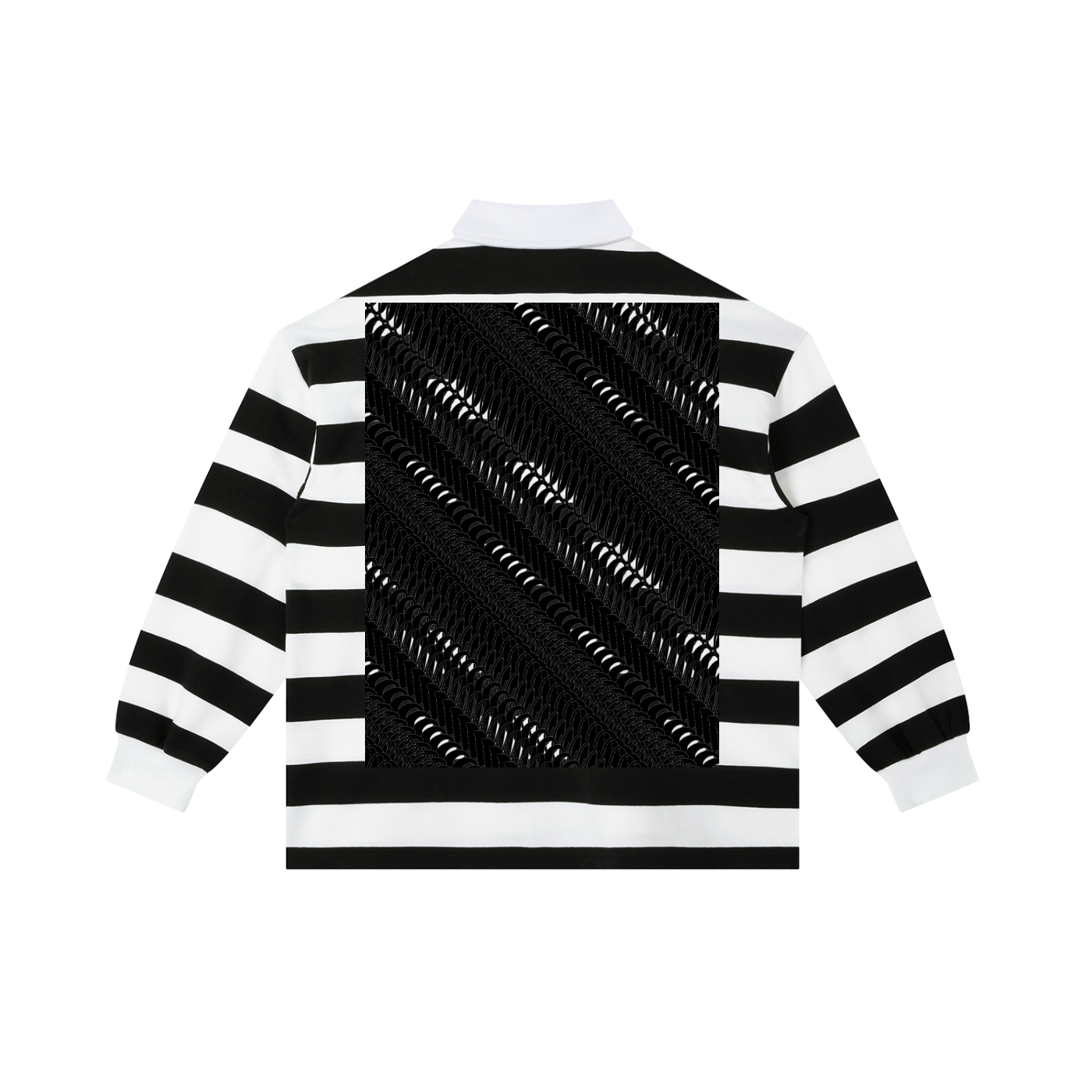 KisMe DupI,Color Block Stripe Polo Shirt