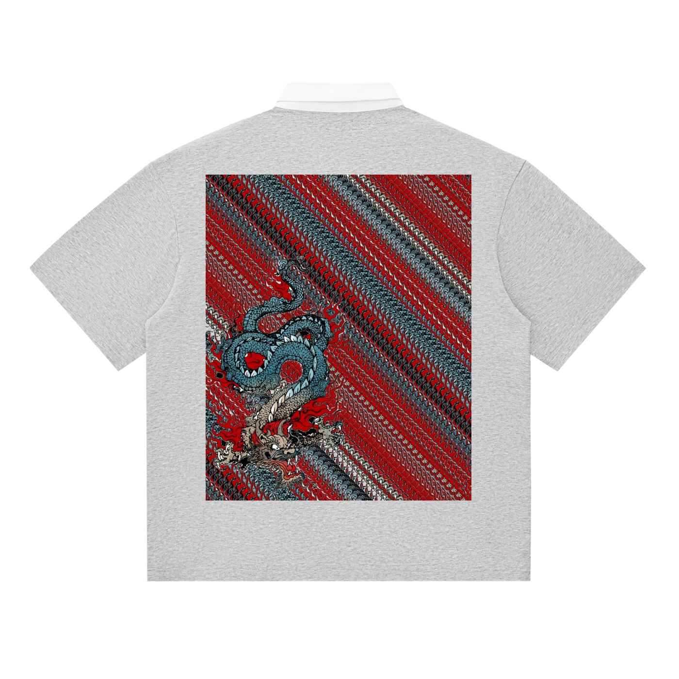 Dup1Dragon 1-1, Essential Contrast Polo Shirt