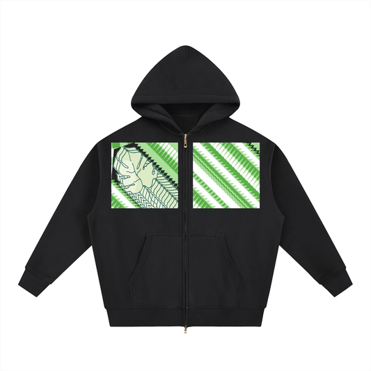 Leaf Fall DupI, Essential Oversized Fleece Boxy Hoodie