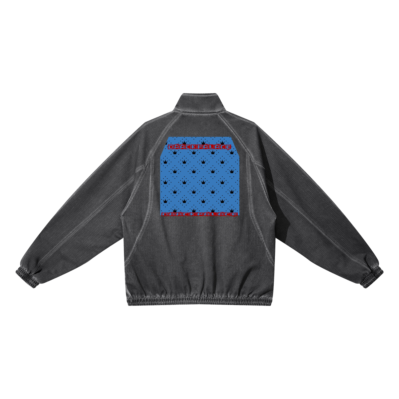 DaackPalace Unisex Vintage Wash Full Zip Mesh Jacket