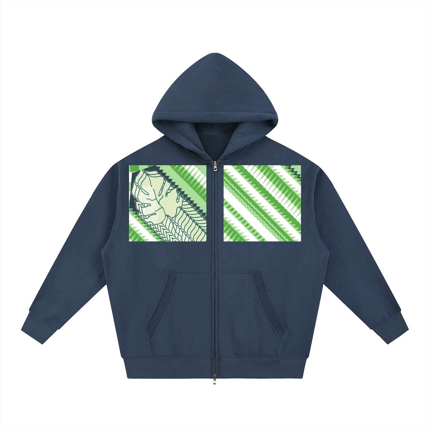 Leaf Fall DupI, Essential Oversized Fleece Boxy Hoodie