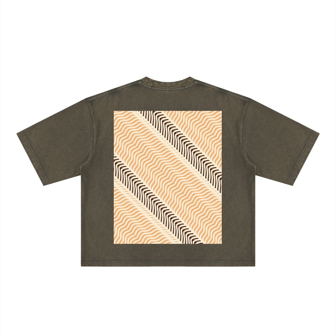 Sugar Pink Wt Magnolia Cr Plant, Unisex Heavyweight Mineral Wash Boxy T-Shirt