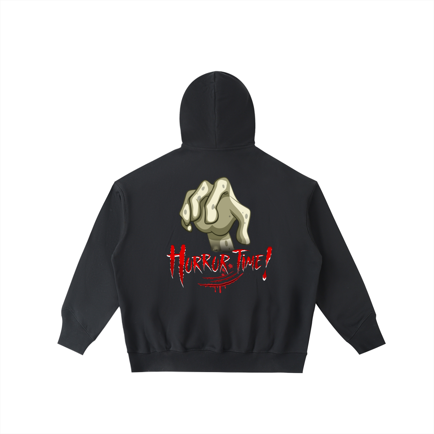 HorrorTime, DaackPalace. Big Hood Half-Zip Fleece Hoodie