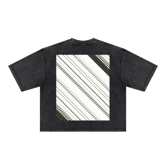 Made it rain, DupI Unisex Heavyweight Mineral Wash Boxy T-Shirt