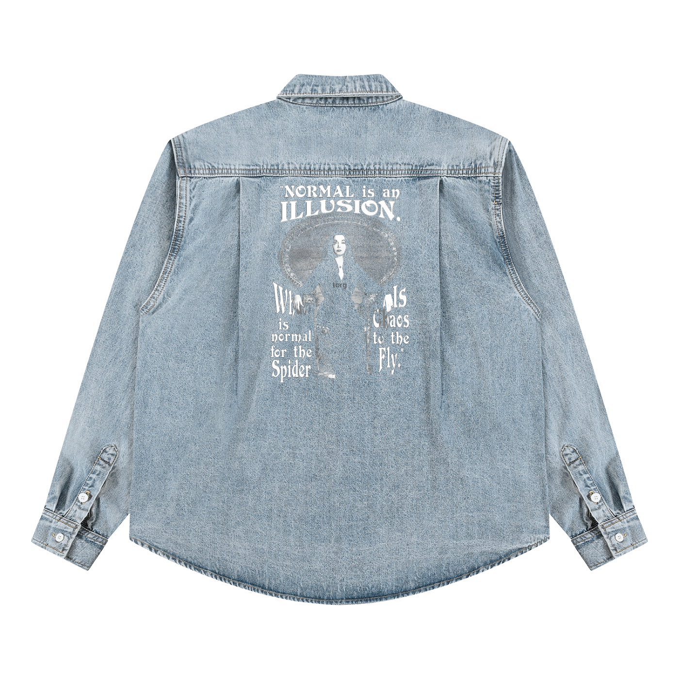 Unisex Vintage Wash Denim Shirt