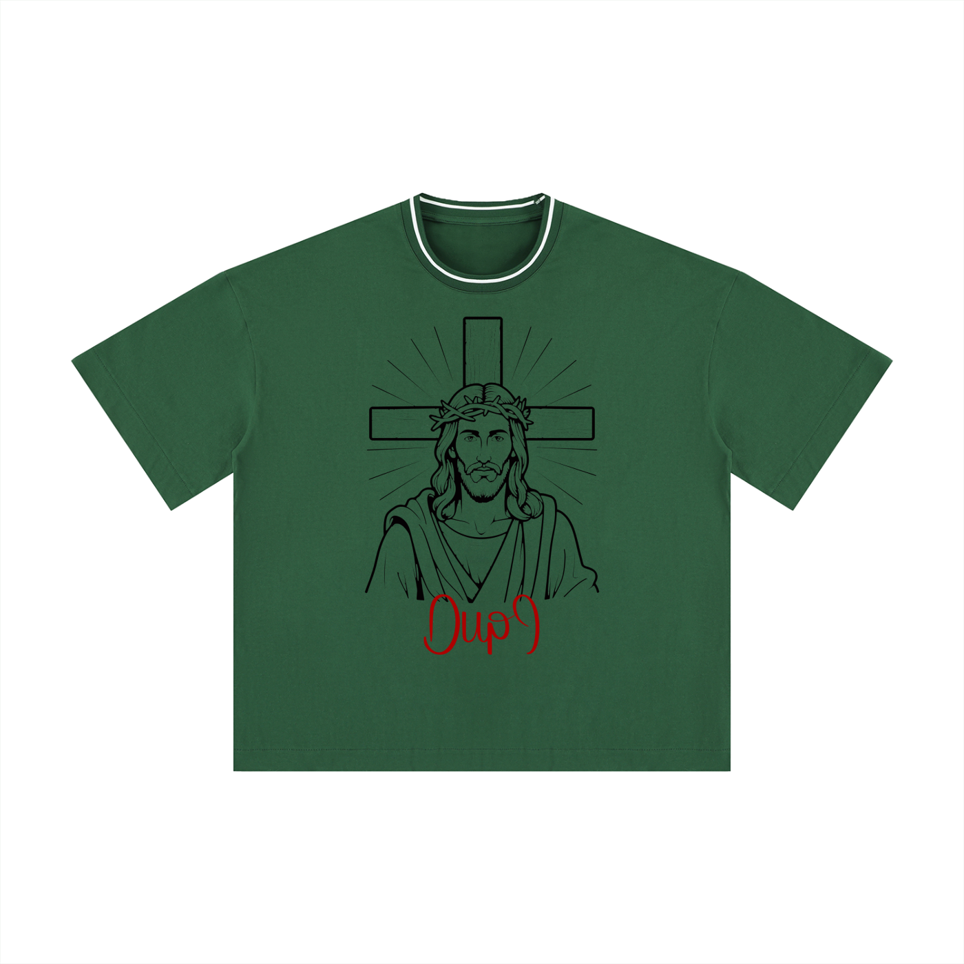 Js Dackpalace DupI, Unisex Boxy Ribbed T-Shirt