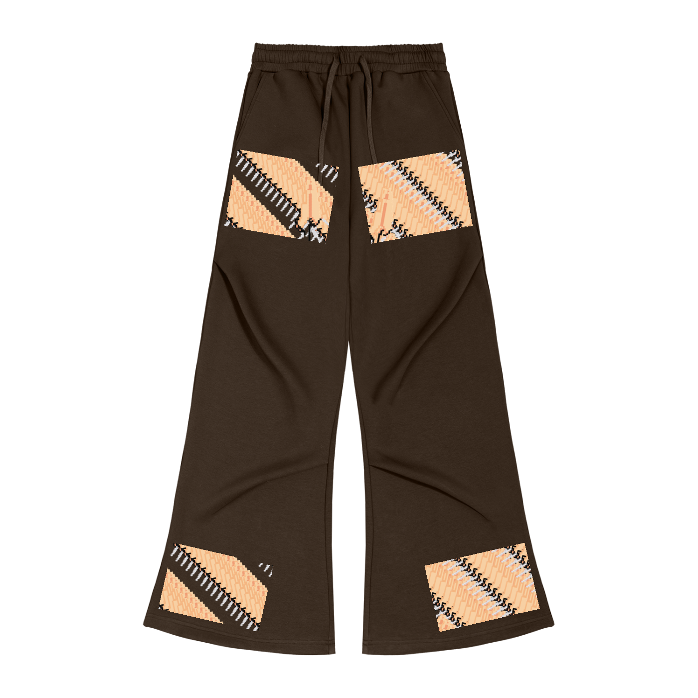 Prayer DupI, Wide Leg Drawstring Sweatpants