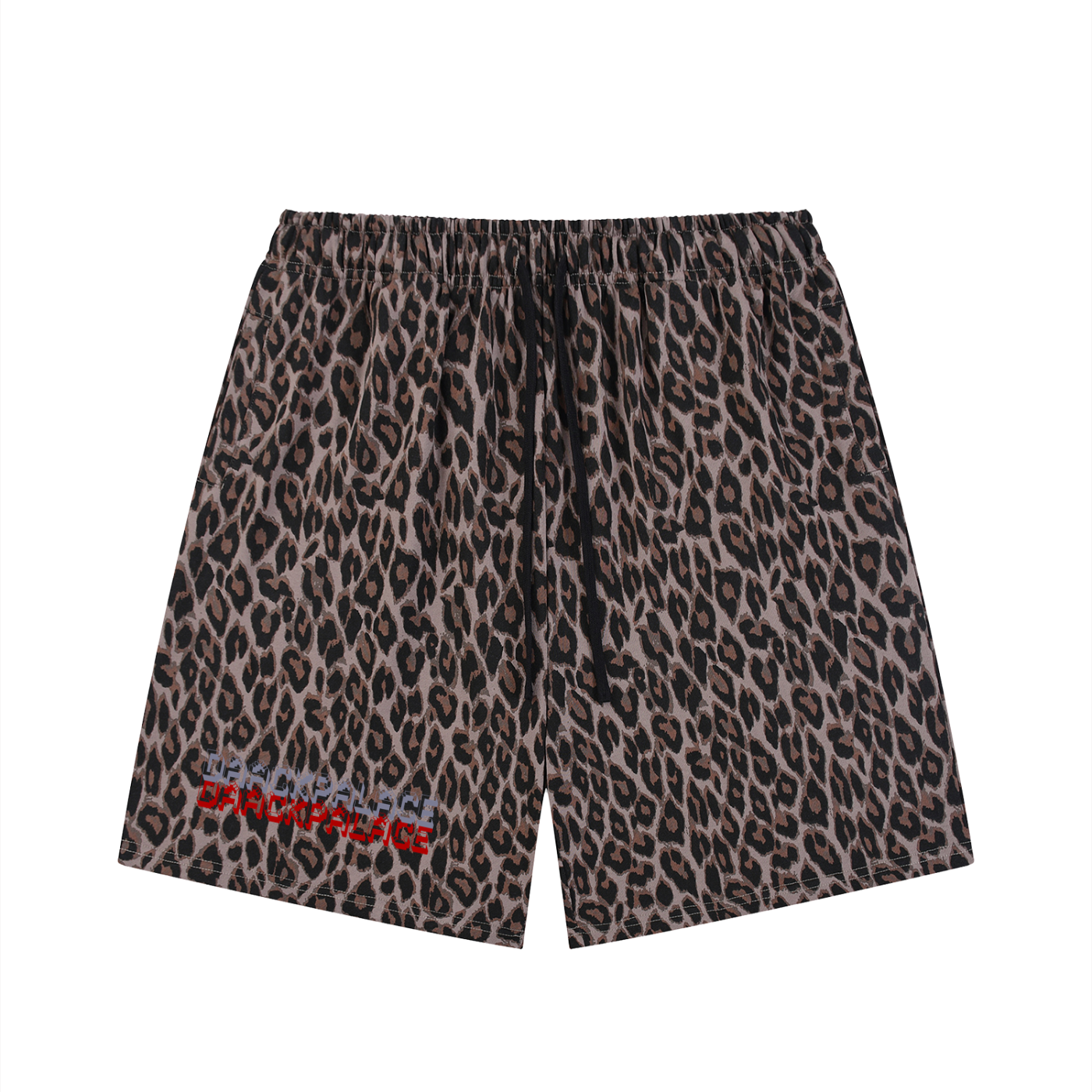 DaackPalace, Unisex Heavyweight Leopard Drawstring Shorts