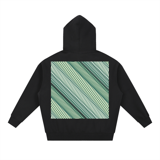 Leaf Fall DupI, Essential Oversized Fleece Boxy Hoodie