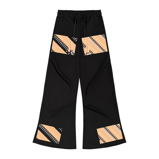 Prayer DupI, Wide Leg Drawstring Sweatpants