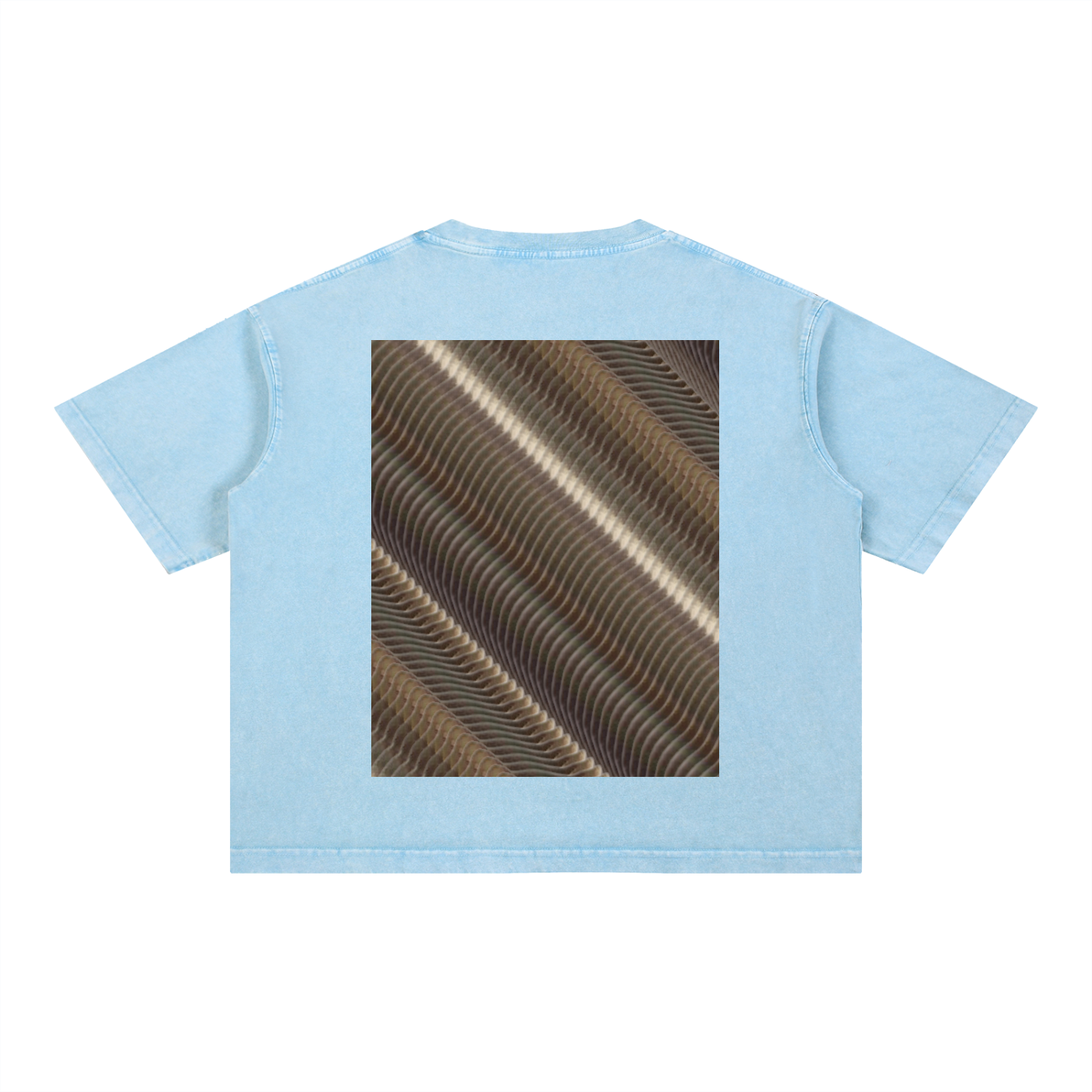 FtCat DupI, Mineral Wash Boxy Cotton T-Shirt