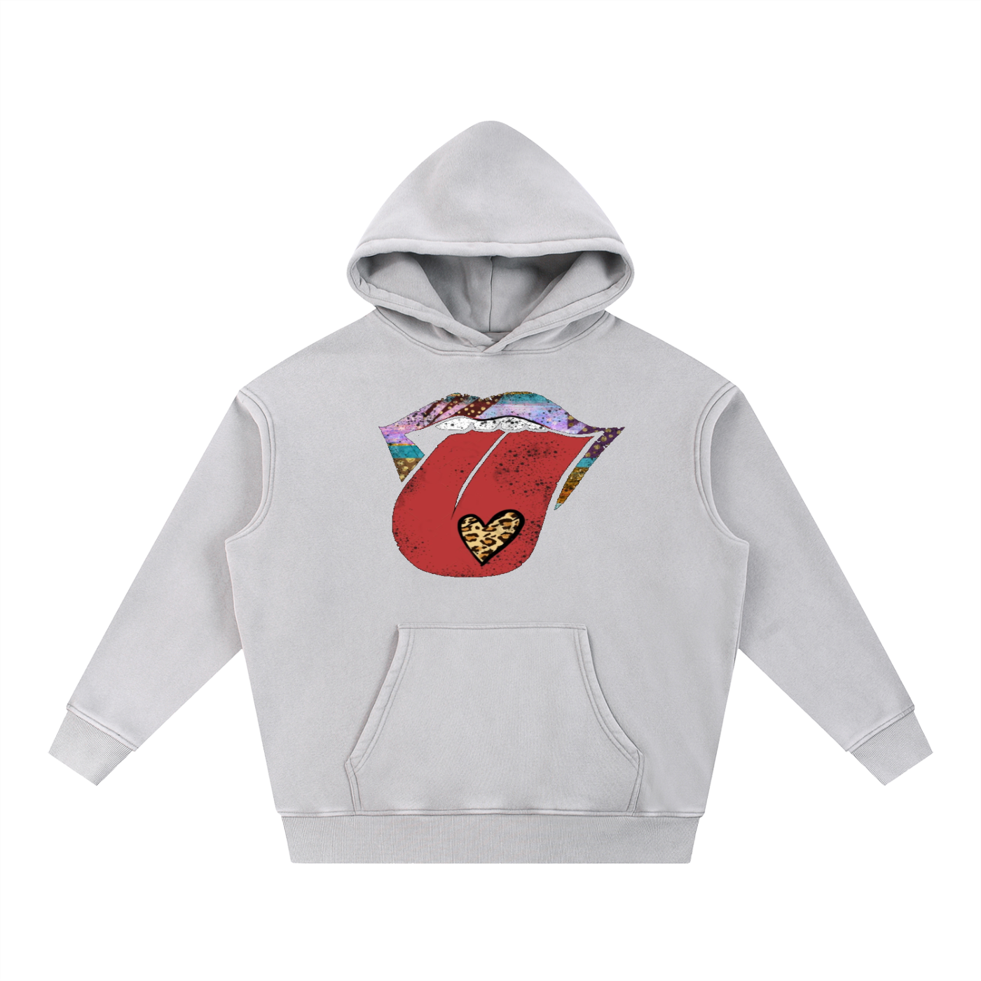 LVETNG, Snow Wash Fleece Oversize Hoodie