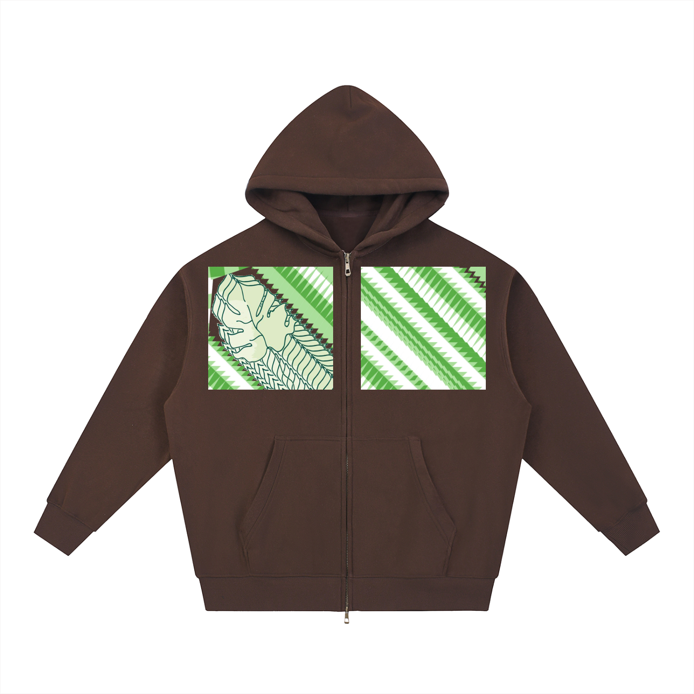 Leaf Fall DupI, Essential Oversized Fleece Boxy Hoodie