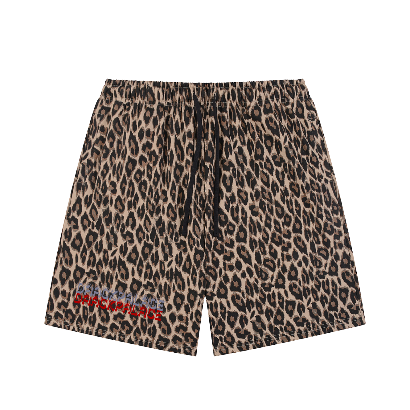 DaackPalace, Unisex Heavyweight Leopard Drawstring Shorts