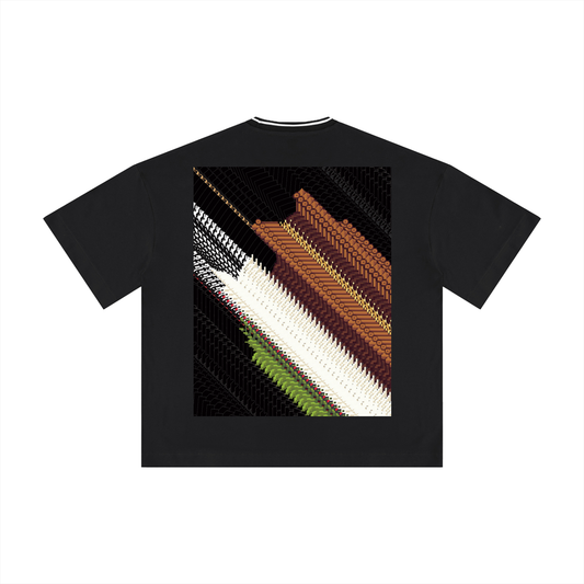 Js Dackpalace DupI, Unisex Boxy Ribbed T-Shirt
