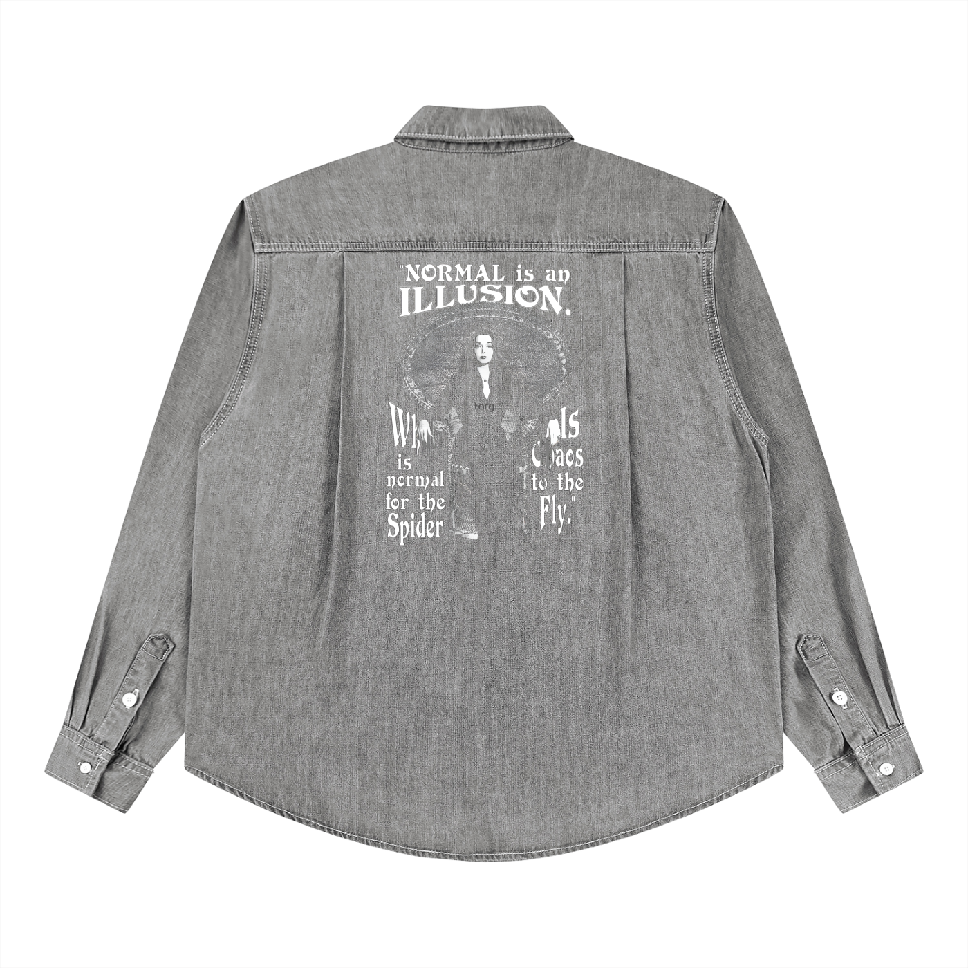 Unisex Vintage Wash Denim Shirt