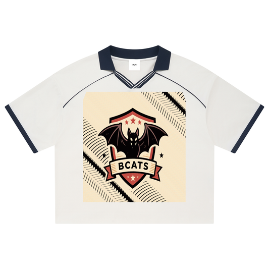 Bcats Sports DupI, Unisex Collared Piping Boxy Soccer Jersey