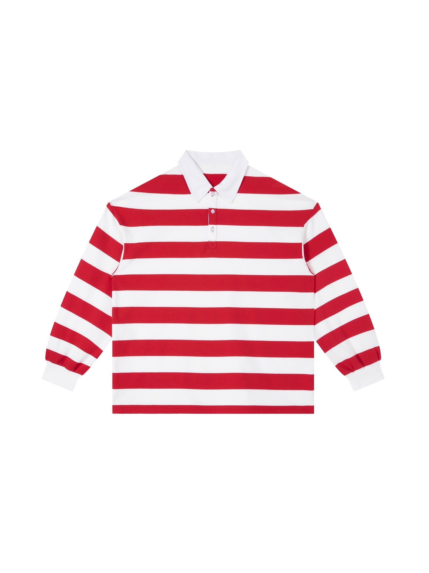 KisMe DupI,Color Block Stripe Polo Shirt